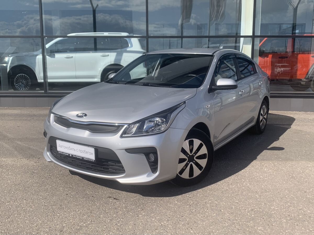 Kia Rio 2018 г.в. с пробегом 60215 км, Comfort, серебристый - 1 450 000 ₽  (id 5828393) | Авто Премиум